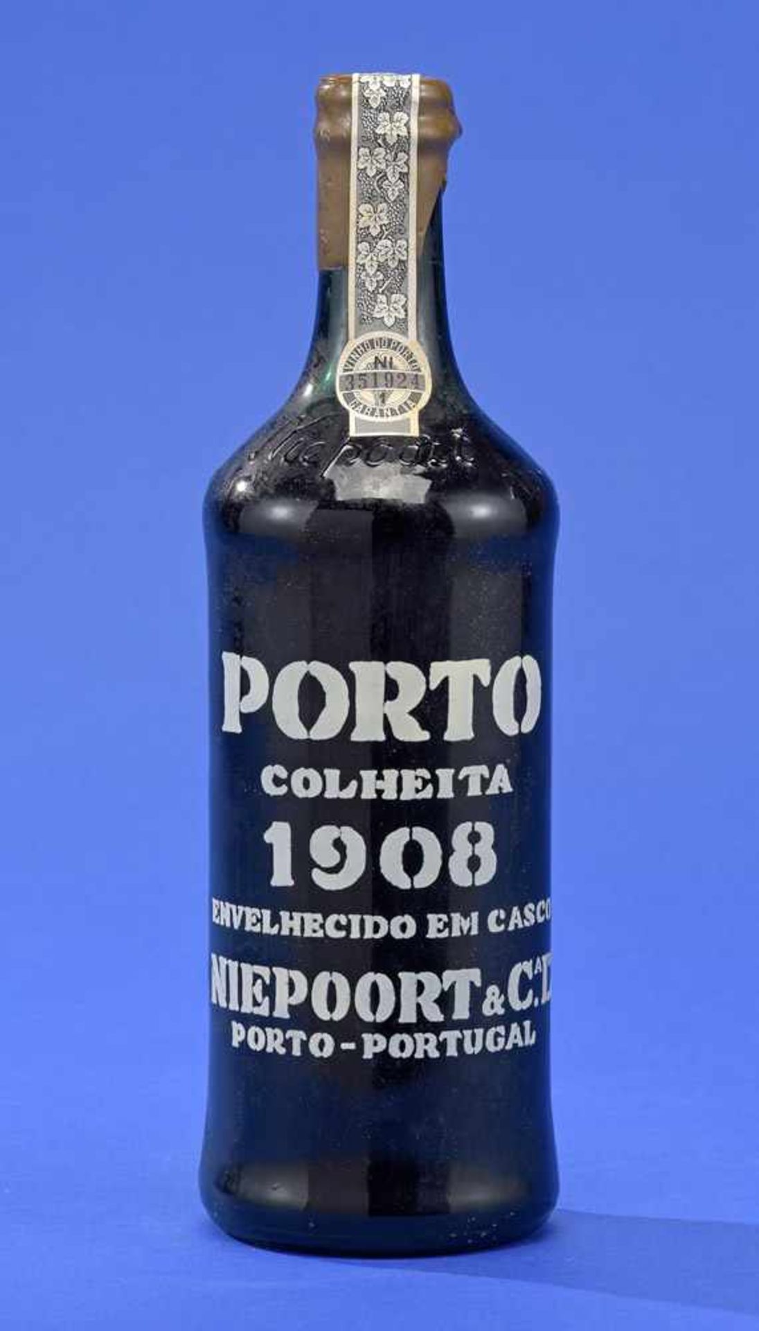Portweinflasche 1908 Niepoort Colheita Port - Image 2 of 2