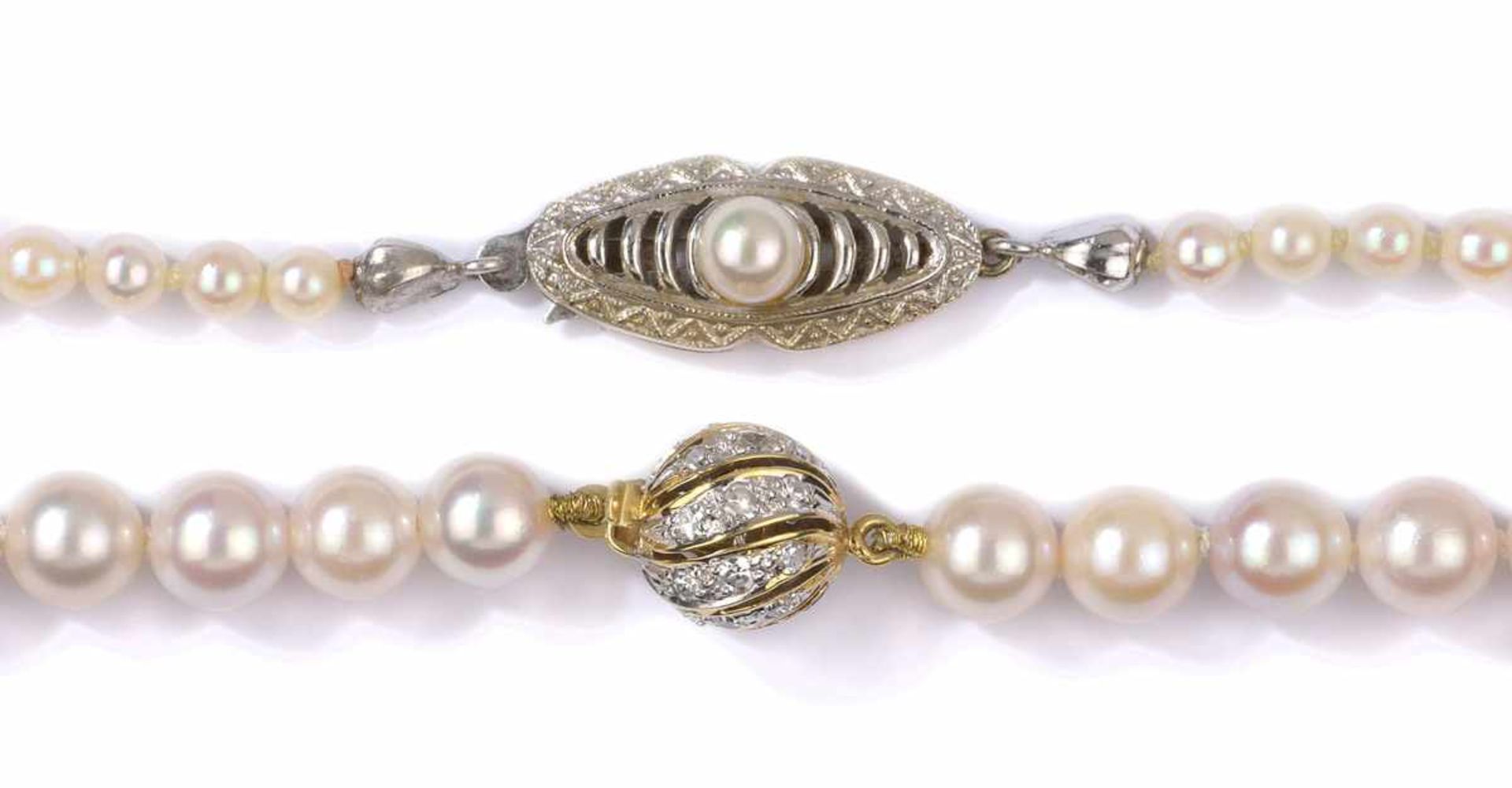 Zwei Perlenketten - Bild 2 aus 2