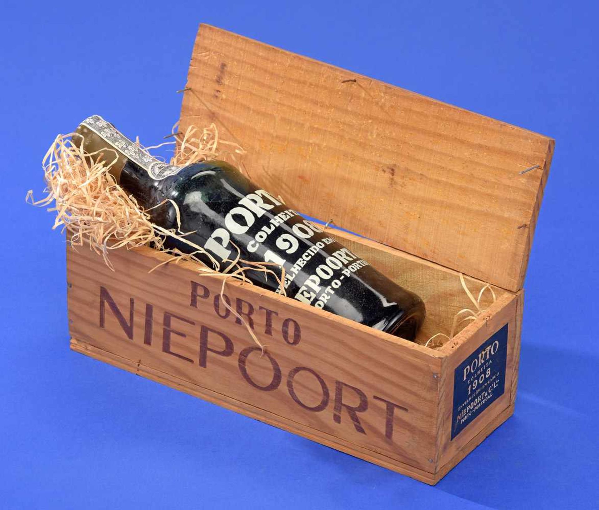 Portweinflasche 1908 Niepoort Colheita Port