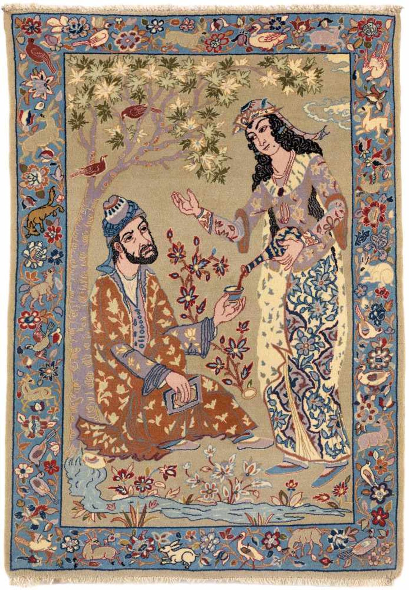 Isfahan ca. 105 x 73 cm.