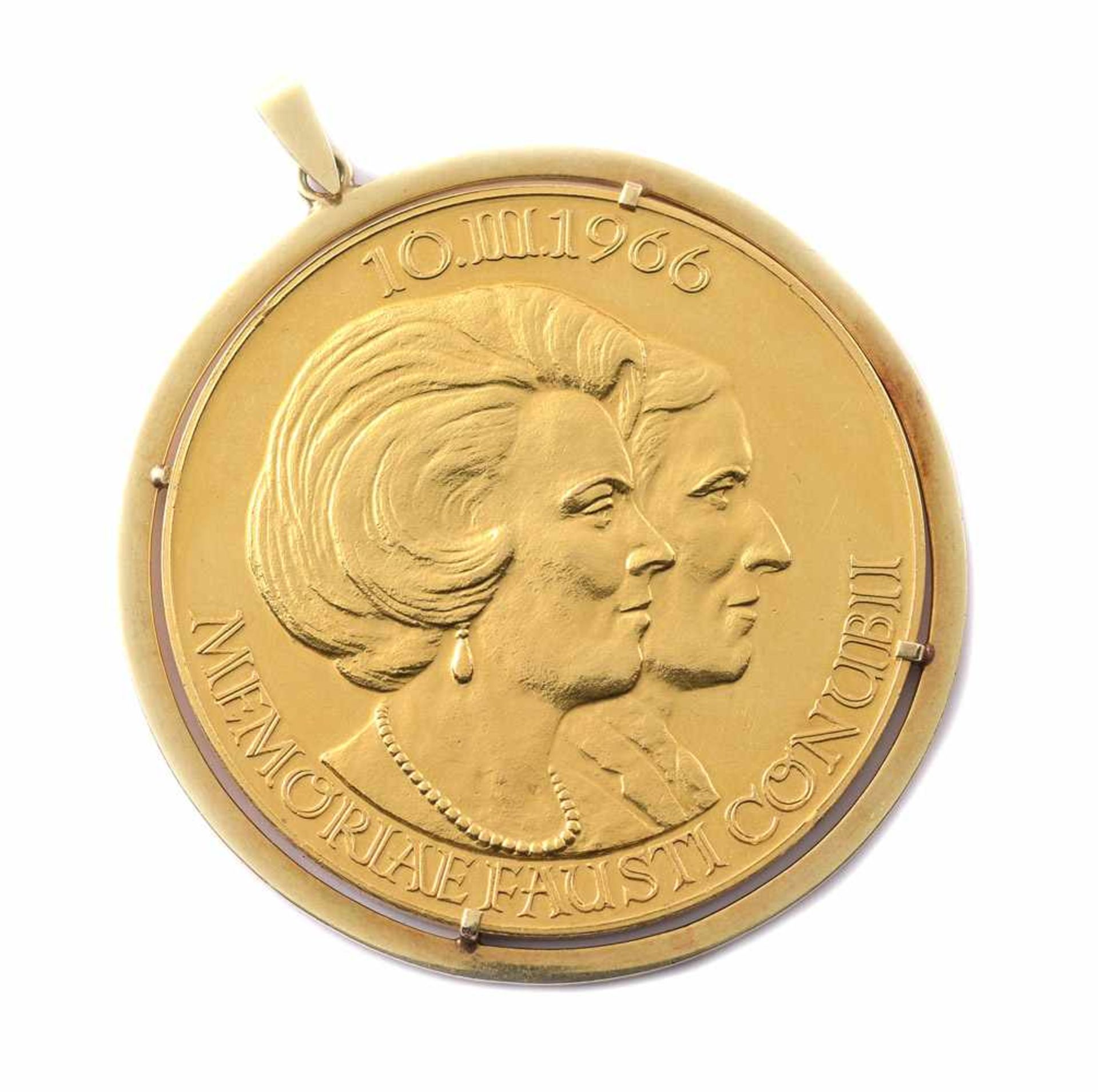 Hochzeits-Medaille ,,Königin Beatrix und Prinz Claus´´
