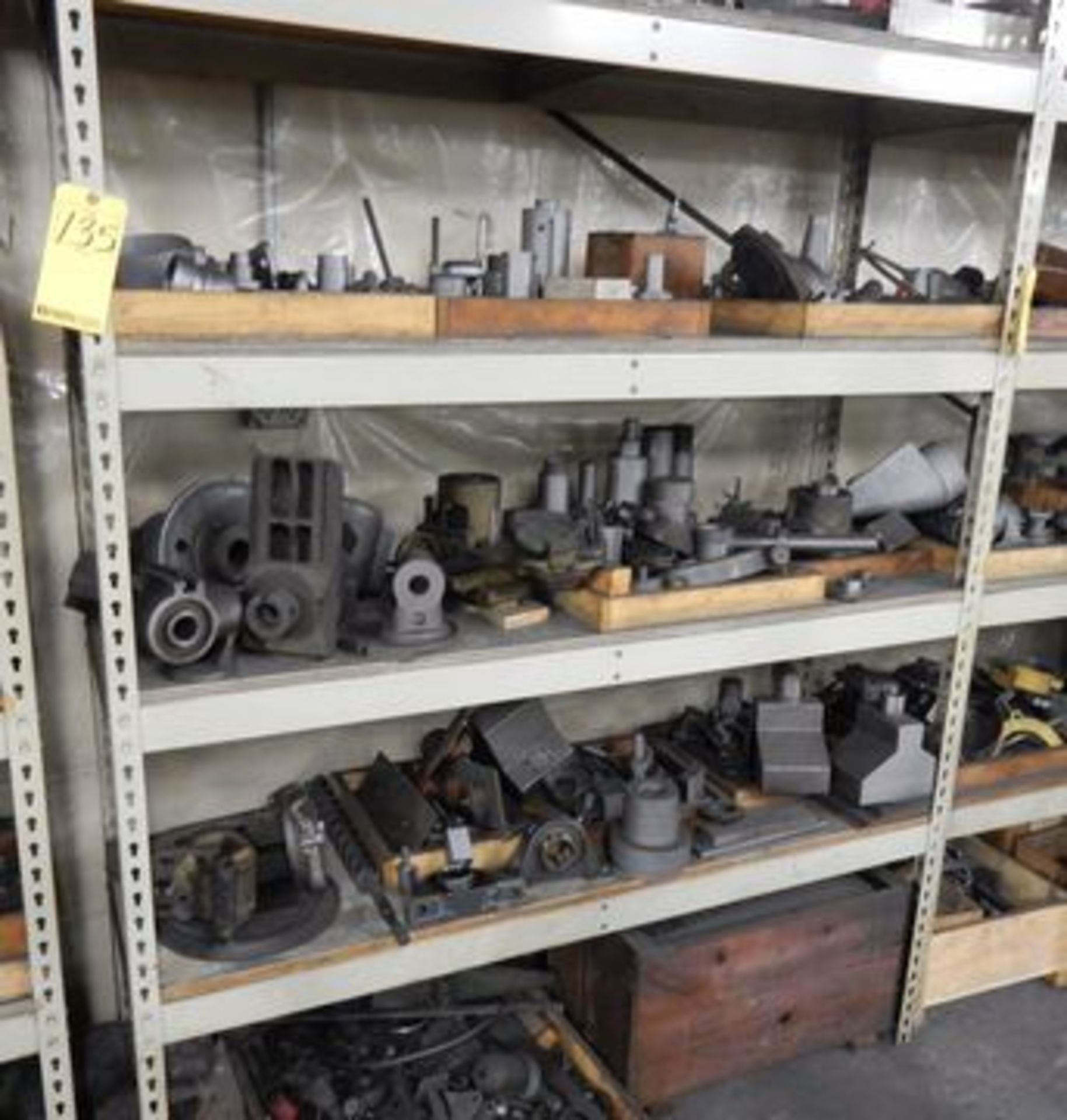 LOT SHELF W/CONTENTS TO INCLUDE MISC. MACHINE PARTS