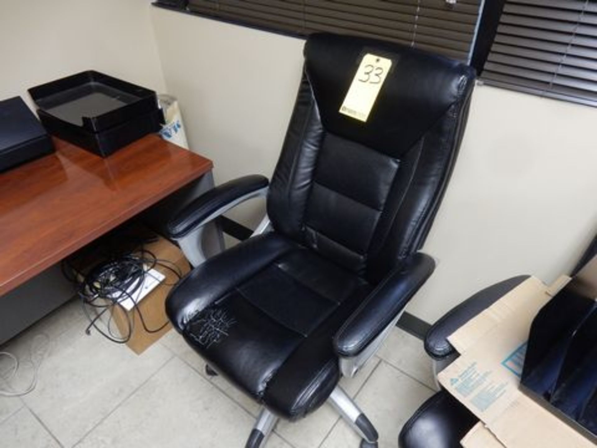 LEATHER DESK CHAIR