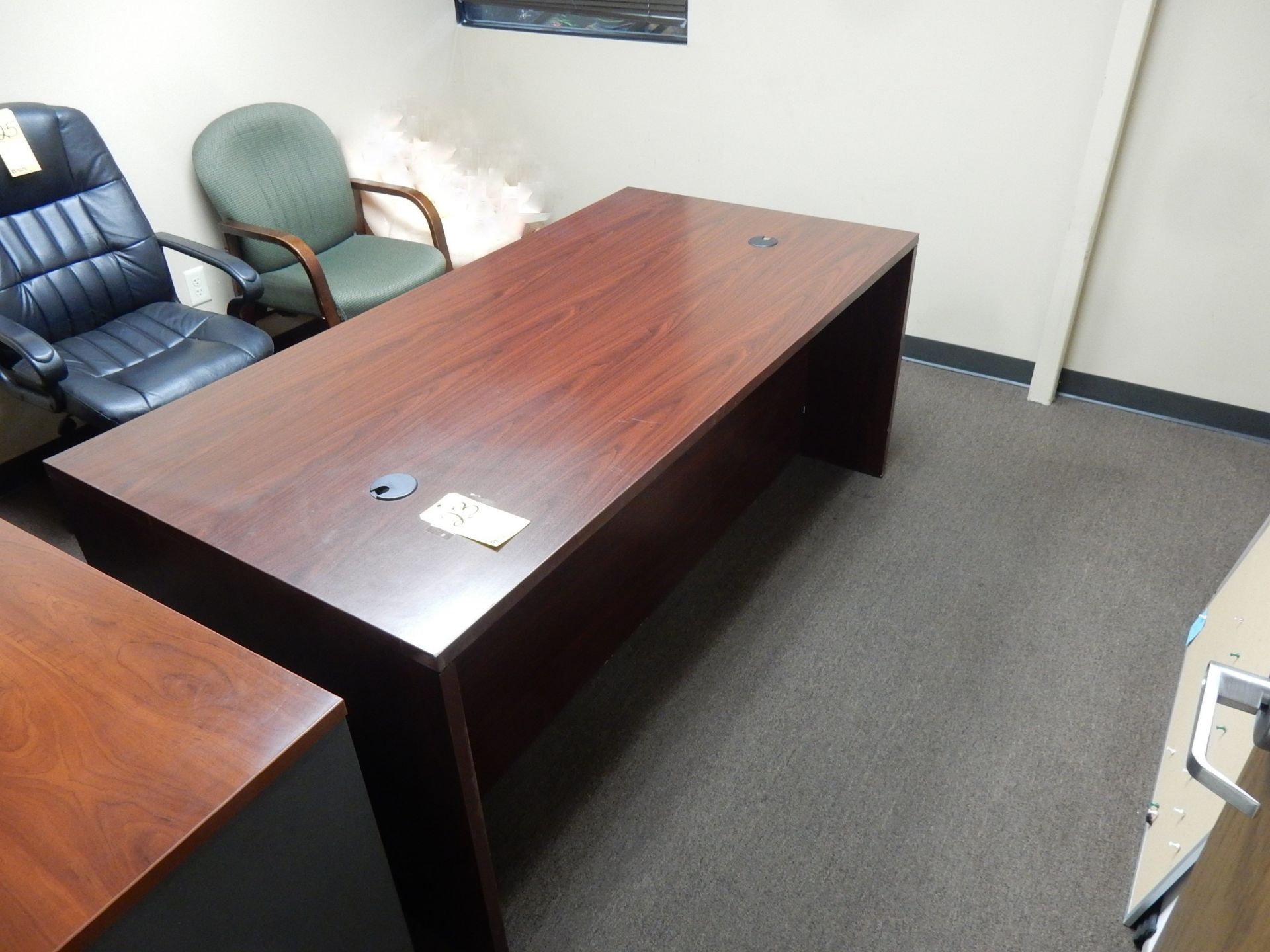 3-DRAWER FORMICA TOP OFFICE DESK, 36" X 72" X 29.5" - Image 3 of 3