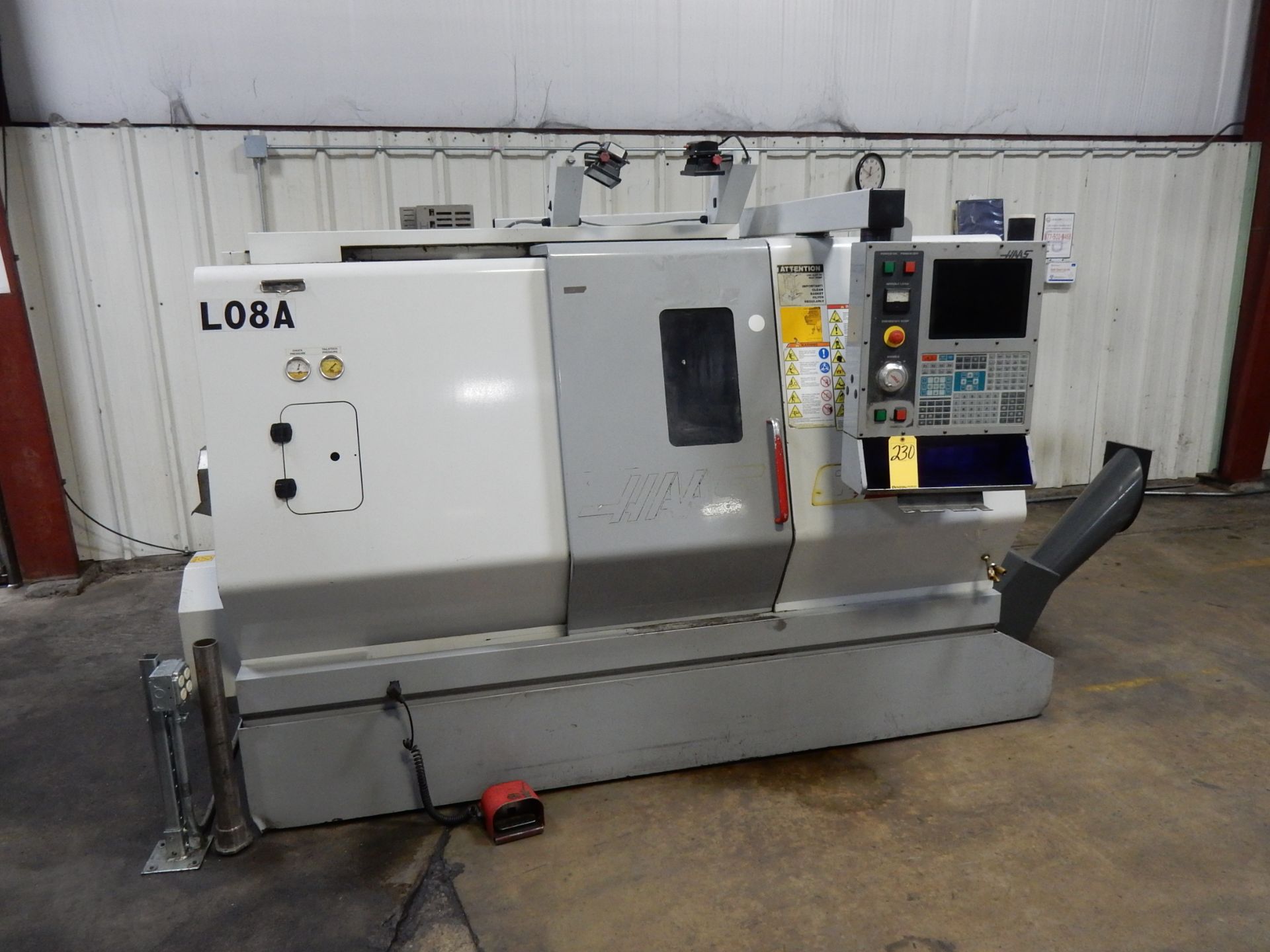 2001 HAAS CNC TURNING CENTER