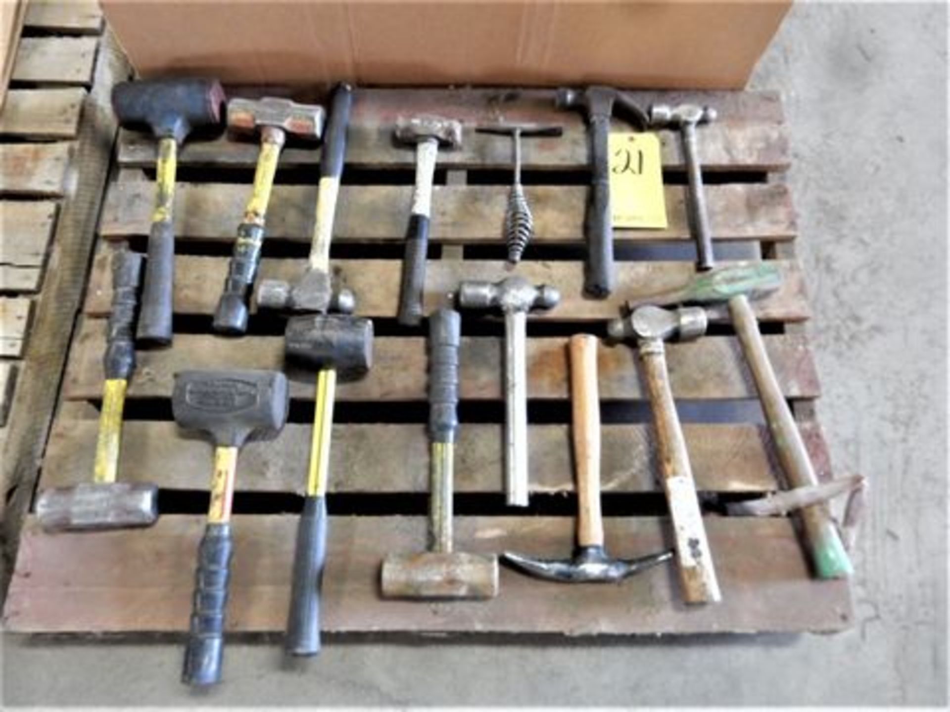 LOT MISC. HAMMERS