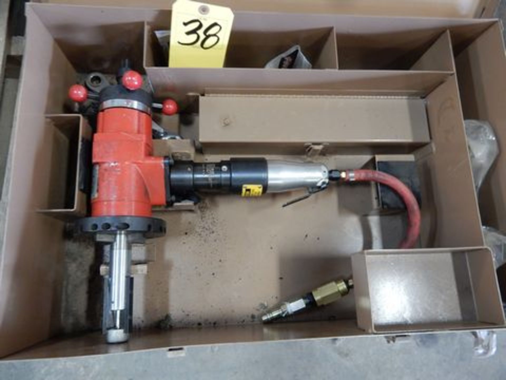 AIRETOOL PORT. PIPE END PREP TOOL, M# EPT-4500, S/N 14894, W/CASE - Image 2 of 4