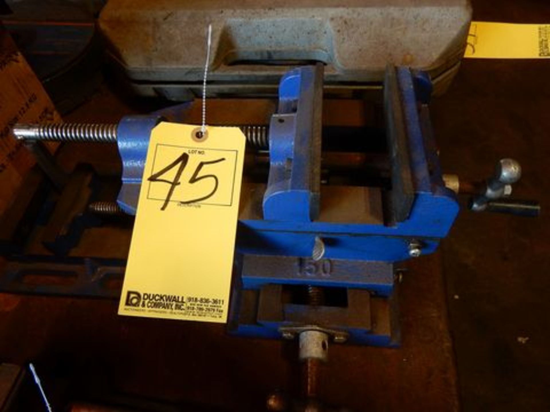 LOT CENTRAL FORGE DUAL ACTING 6" VISE W/4" DRILL VISE