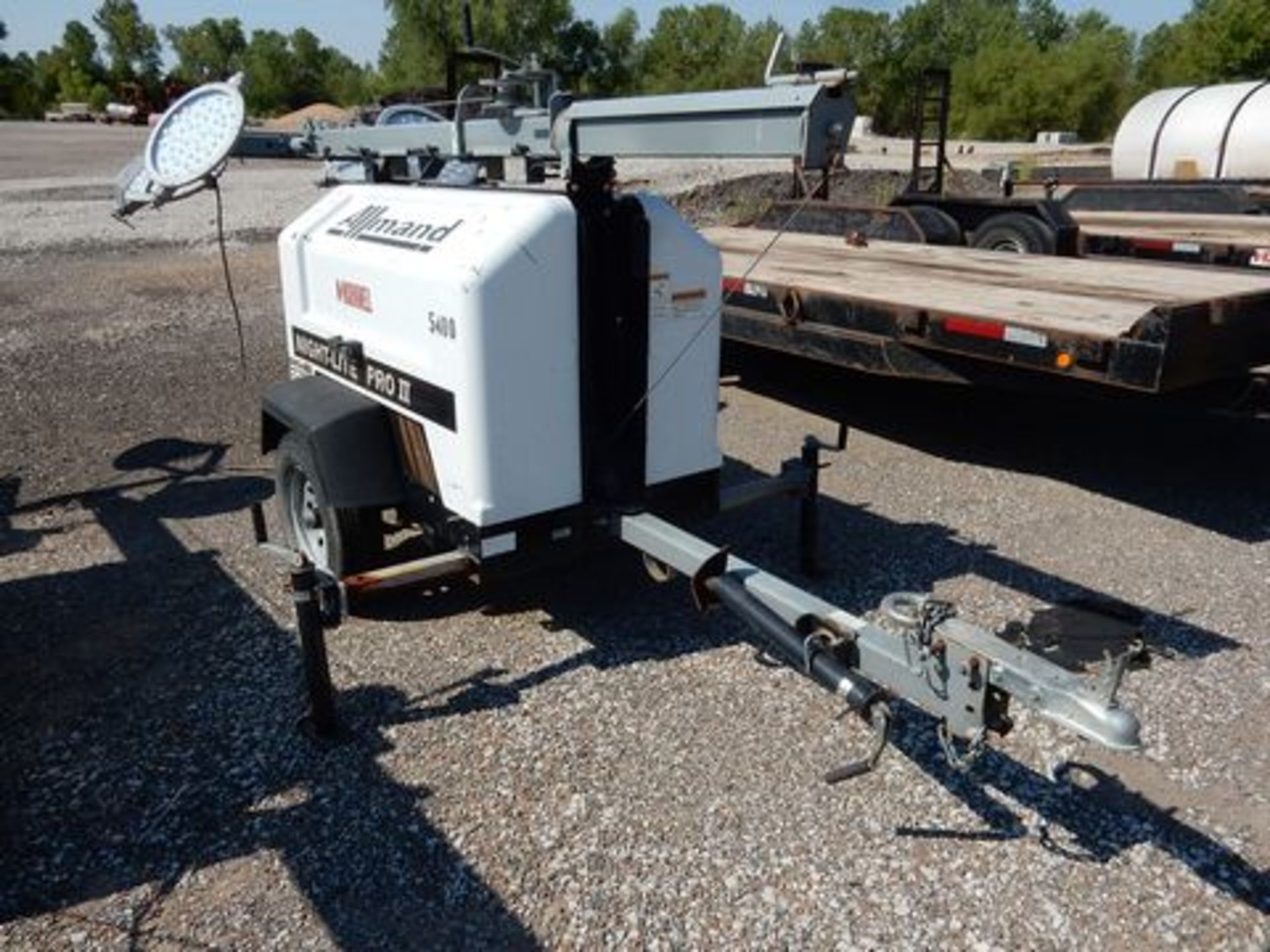 2014 ALLMAND MOBILE LIGHT PLANT, M# NIGHT-LITE PRO 2, S/N 0711PR0214, HOURS N/A