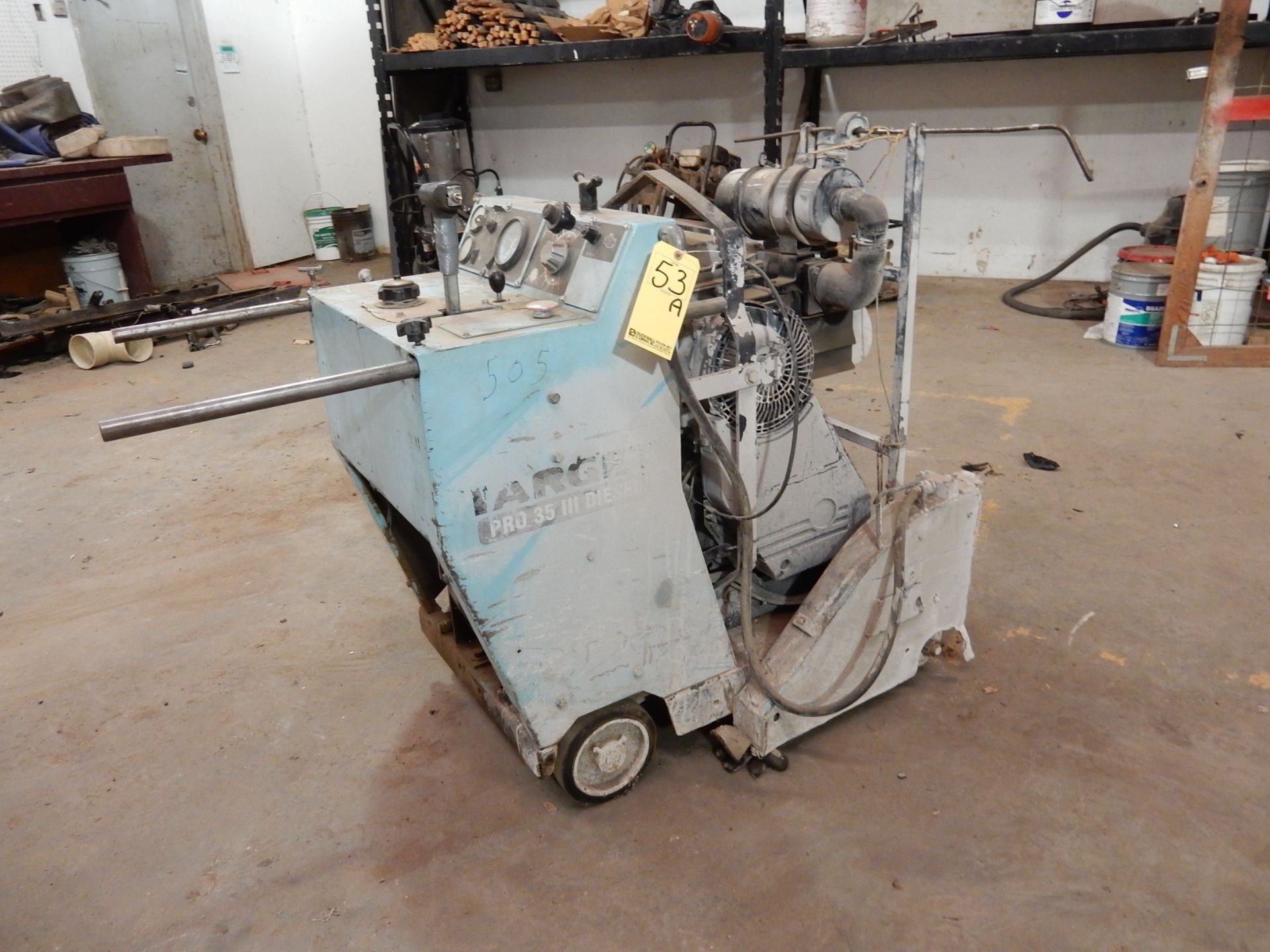 SOLD BY PHOTO - TARGET PRO35III CONCRETE SAW (CONDITION UNKNOWN) (LOCATED AT 1024 SW 21st ST, OKC)