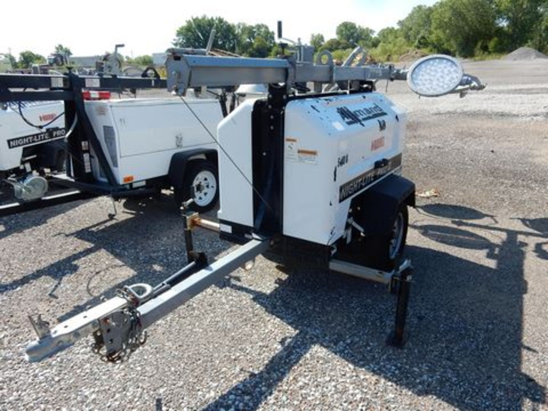 2014 ALLMAND MOBILE LIGHT PLANT, M# NIGHT-LITE PRO 2, S/N 0711PR0214, HOURS N/A - Image 2 of 3