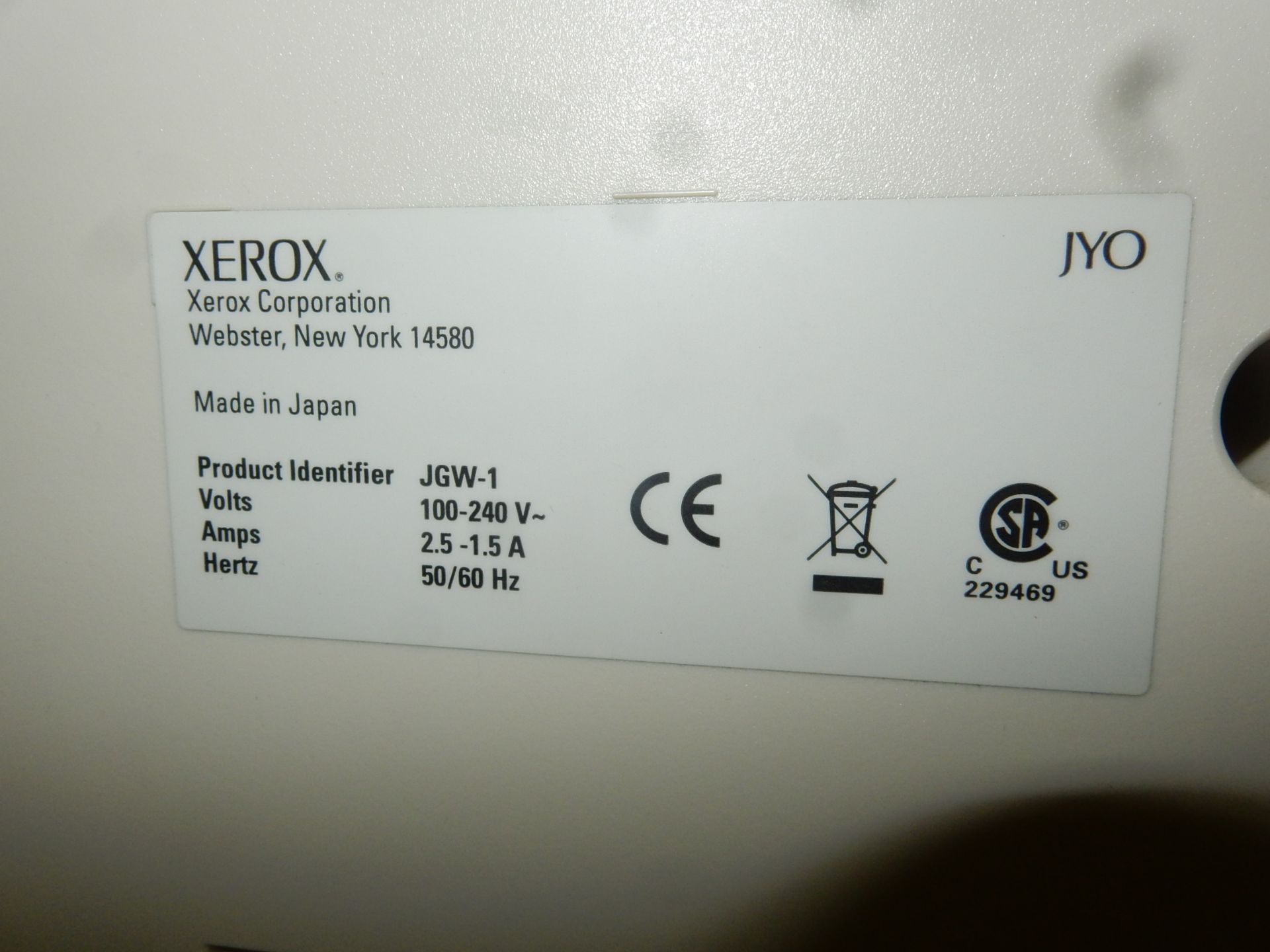 XEROX 700i DIGITAL COLOR PRESS, PROD. IDENTIFIER # F3B-1, EX700i CONTROL CONSOLE - Image 4 of 5