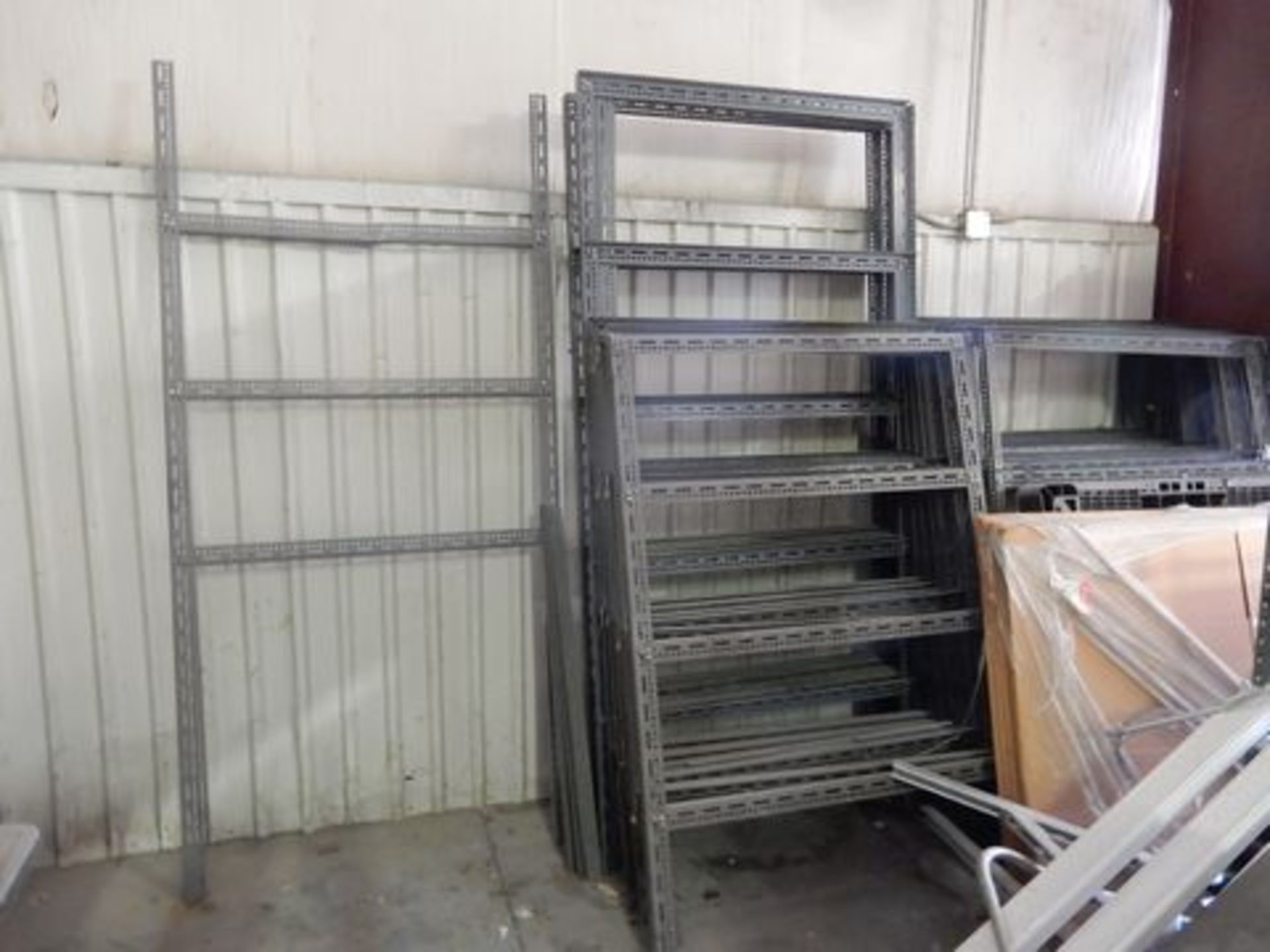 LOT ASSEMBLED & DISASSEMBLED ADJ. METAL RACKING - Image 2 of 2