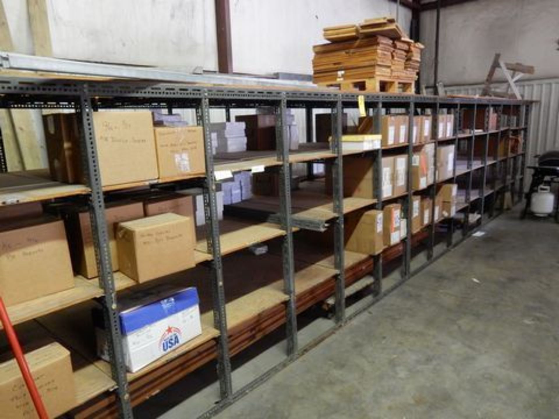 LOT ASSEMBLED & DISASSEMBLED ADJ. METAL RACKING