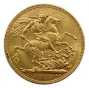 1913 gold full sovereign Condition Report & Further Details <a href='//www.