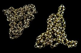 9ct gold (tested) chain links, approx 15.