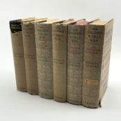 Winton Churchill - 'The Second World War' six volumes pub. 1949-1954 with dust wrappers.