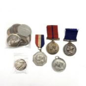 Queen Victoria Police Jubilee Medal and King Edward VII Police Coronation Medal, both named to 'P.C.