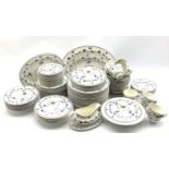 Royal Doulton 'Yorktown' pattern table service for tea and dinner 125 pieces Condition