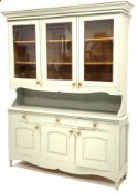 20th century painted hardwood dresser,