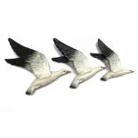 Set of three Beswick graduated Seagull wall plaques 922-1,