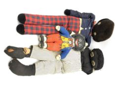 Dean's Rag Book Mr Golly doll H33cm and two others Condition Report & Further Details
