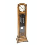 Early 20th century oak longcase clock,