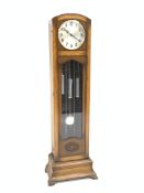 Early 20th century oak longcase clock,