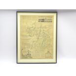 Emmanuel Bowen - 18th Century map of Cambridgeshire 72cm x 55cm Condition Report &