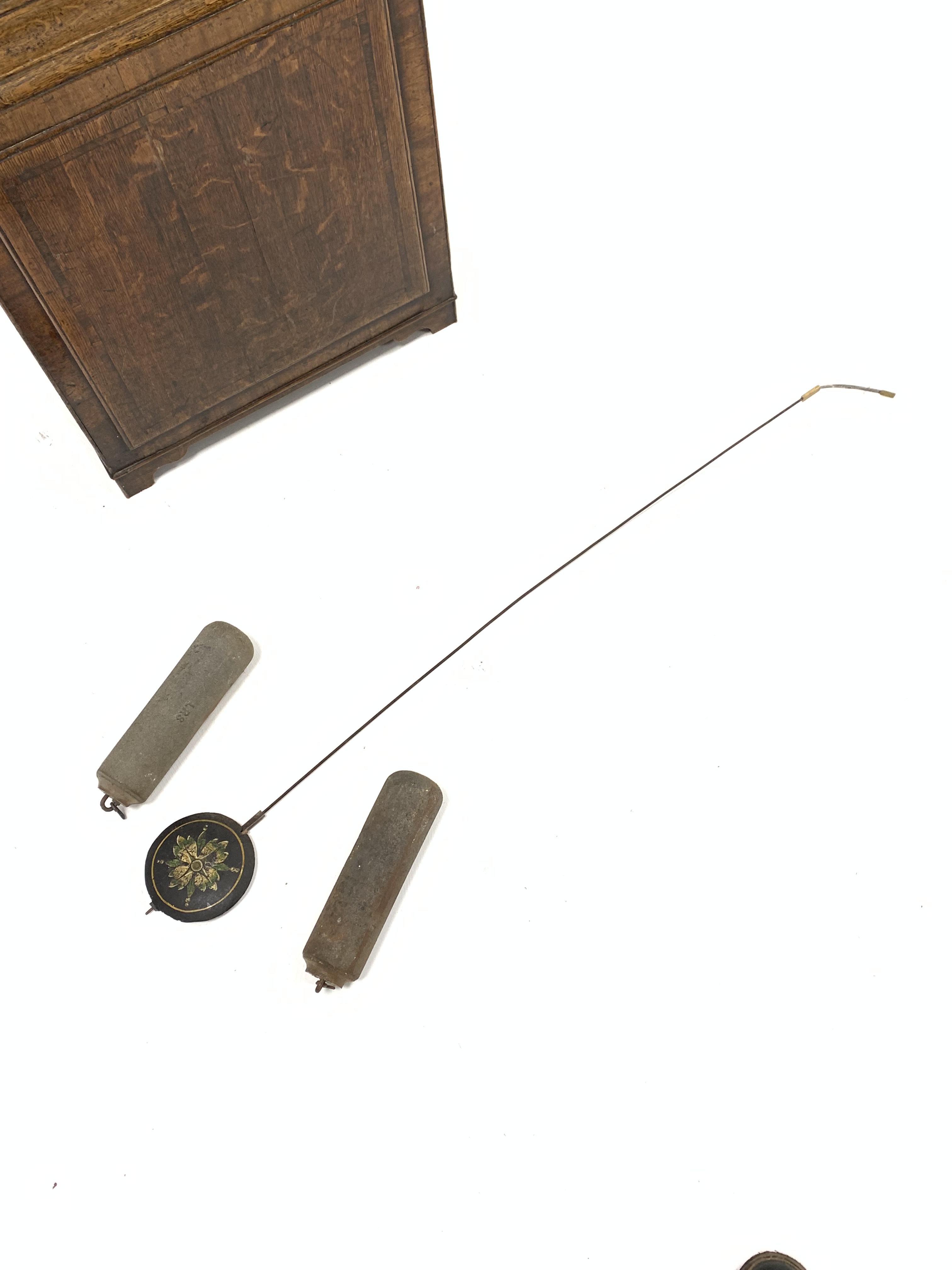Early 19th century oak long case clock, - Image 2 of 10