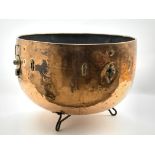 Copper Cavalry kettle drum by George Potter, Aldershot,