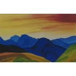 Howard Parkin (b1932) Pair of limited edition coloured prints 'Ben Lomond' and 'Lakeland
