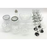 Waterford Crystal champagne bottle coaster from 'The Millennium Collection' in the original box,