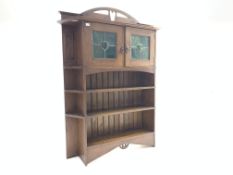 Early 20th century Arts & Crafts oak bookcase,