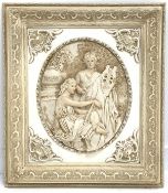 Fairestware composition oval panel of classical figures 62cm x 54cm Condition Report &