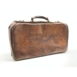 Leather Gladstone bag, L51cm Condition Report & Further Details <a href='//www.