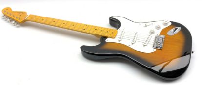 Partscaster electric guitar with North West Guitars Stratocaster body and neck to Fender spec.