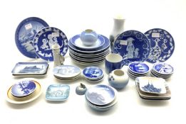 Collection of Royal Copenhagen including commemorative plates,