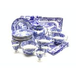 Spode Italian pattern breakfast set comprising four bowls, four cups and saucers,