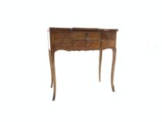 Early 20th century French Kingwood dressing table,