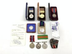 Queen Elizabeth II Imperial Service Medal awarded to William Henry Farrington, in box of issue,