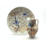 Late 19th/Early 20th Century Japanese charger decorated with birds,