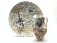 Late 19th/Early 20th Century Japanese charger decorated with birds,