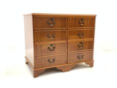 20th century yew wood filling cabinet,