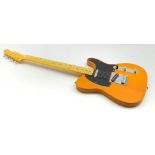 'Telepartscaster' electric guitar with Squier by Fender FSR Telecaster body, Partscaster neck,