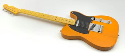 'Telepartscaster' electric guitar with Squier by Fender FSR Telecaster body, Partscaster neck,