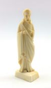 Early 20th Century carved ivory figure of Jesus Christ H10cm Condition Report & Further