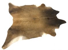 Large cow hide rug, L260cm Condition Report & Further Details <a href='//www.