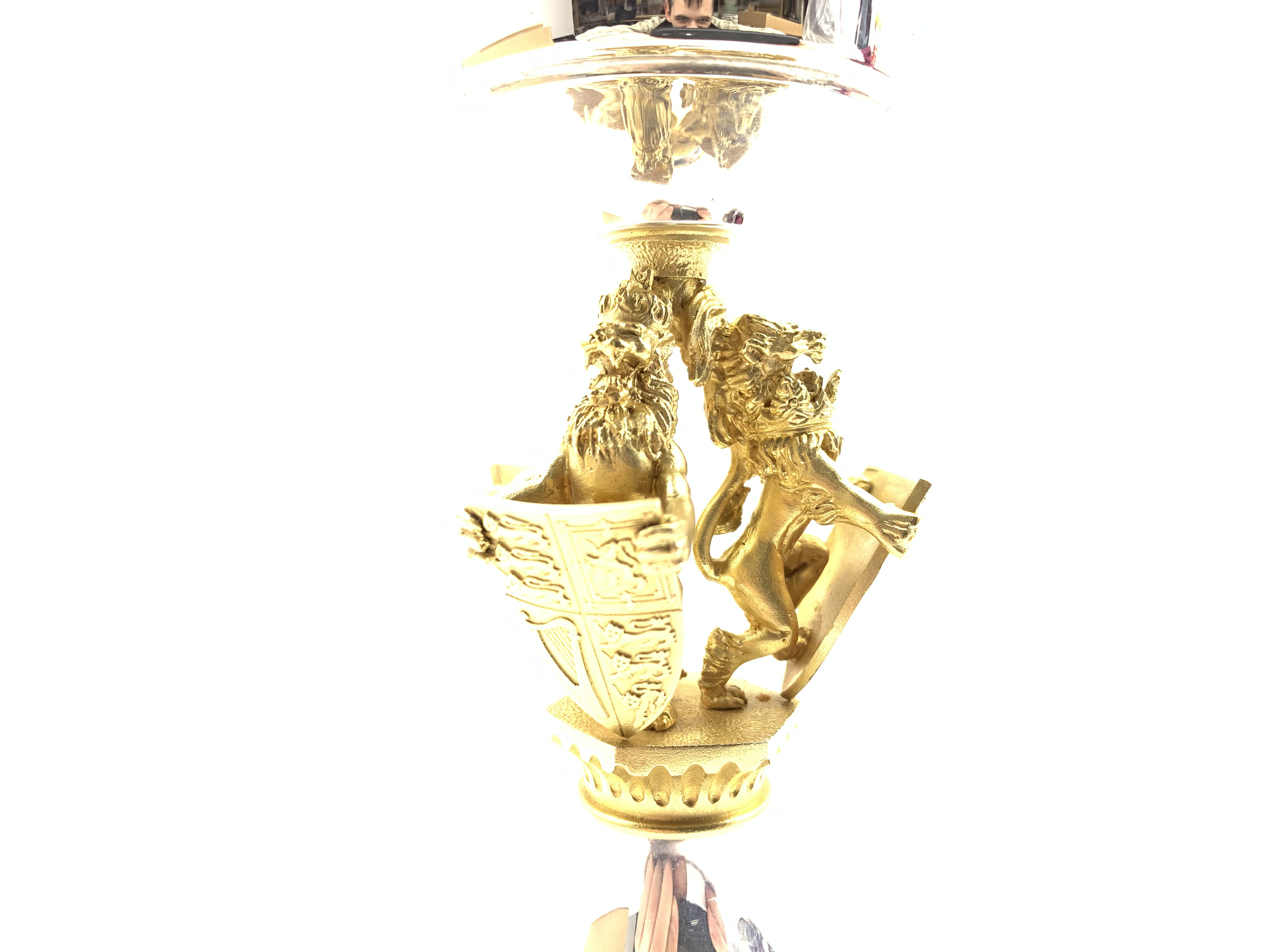 Elizabeth II silver and silver gilt limited edition 'Herald's Goblet' commemorating the - Bild 2 aus 2