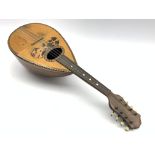 Italian eight string bowl back mandolin with rosewood back Condition Report & Further